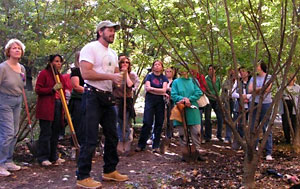 Rutgers Master Gardeners at arboretum